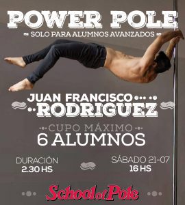 Juan Francisco Rodriguez en School of Pole
